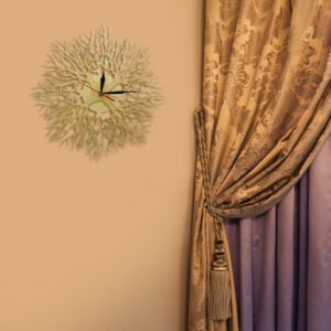 Horloge en bois branche d'arbre