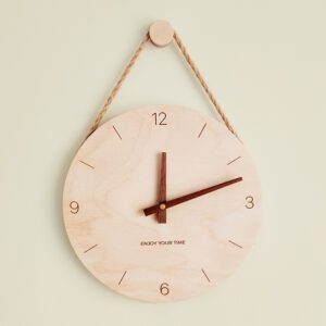 Horloge en bois style japonais – Image 2