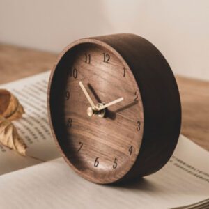Horloge en bois massif – Image 3