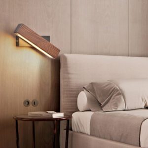 Luminaire en bois Réglable Rotatif – Image 3