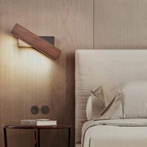 Luminaire en bois Réglable Rotatif – Image 2