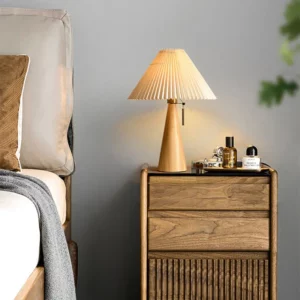 Luminaire en bois nordique