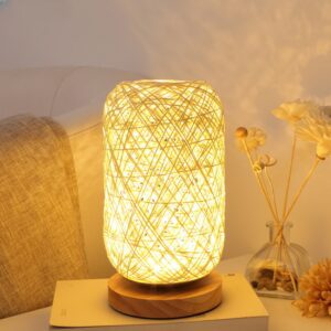 Luminaire en bois pour chambre