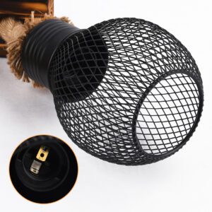 Luminaire en bois rétro – Image 3