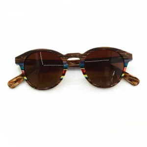 Lunettes de soleil en bois femme – Image 3