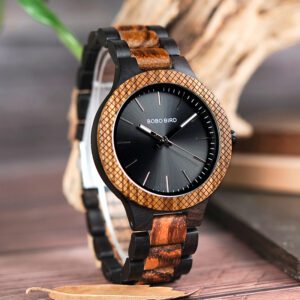 Montre en bois classique – Image 2
