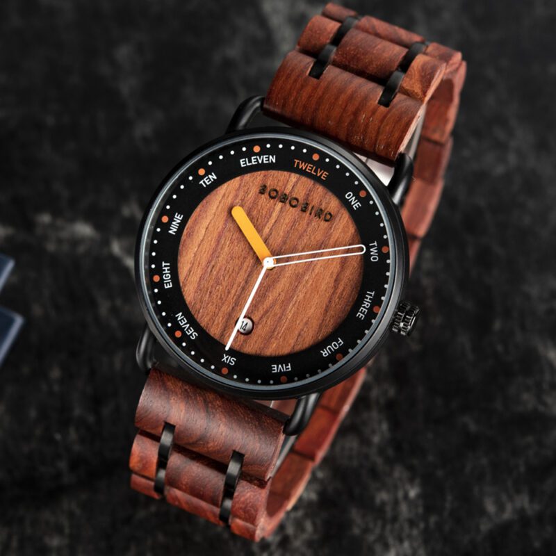 Montre en bois homme