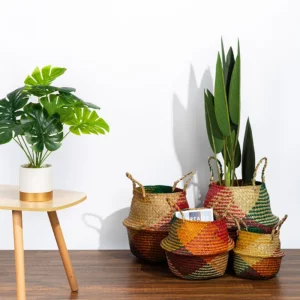 Panier en osier à rangement – Image 2