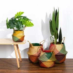 Panier en osier à rangement