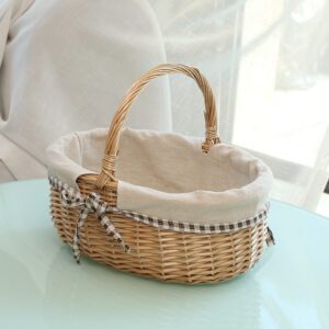 Panier en osier simple