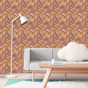 Papier peint en bois rustique coloré