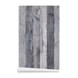 Papier peint en bois gris – Image 2