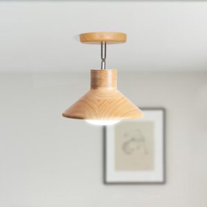 Plafonnier en bois simples – Image 2