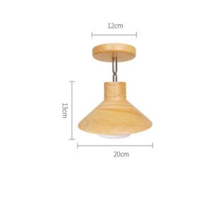 Plafonnier en bois simples – Image 4