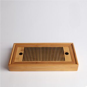 Plateau en bois pour thé chinois – Image 3