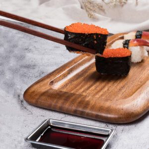 Plateau en bois à sushi – Image 2