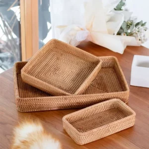 Plateau de Table en Rotin