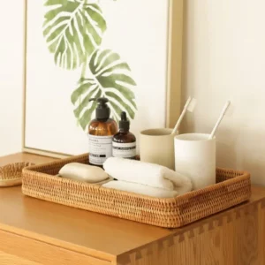 Plateau de Table en Rotin – Image 2