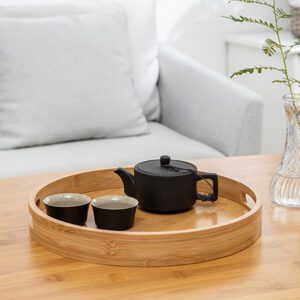 Plateau en bois de bambou de bar – Image 2