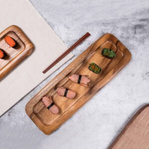 Plateau en bois à sushi