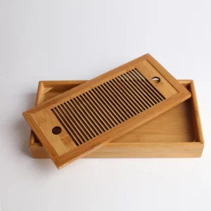 Plateau en bois pour thé chinois