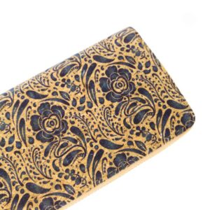 Portefeuille en liège fleur marine – Image 2