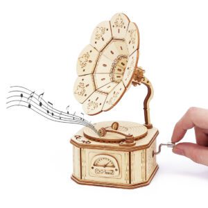 Puzzle 3D en bois boite à musique – Image 2