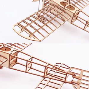 Puzzle 3D en bois Blériot XI – Image 3