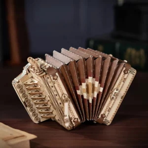 Puzzle 3D en bois accordéon