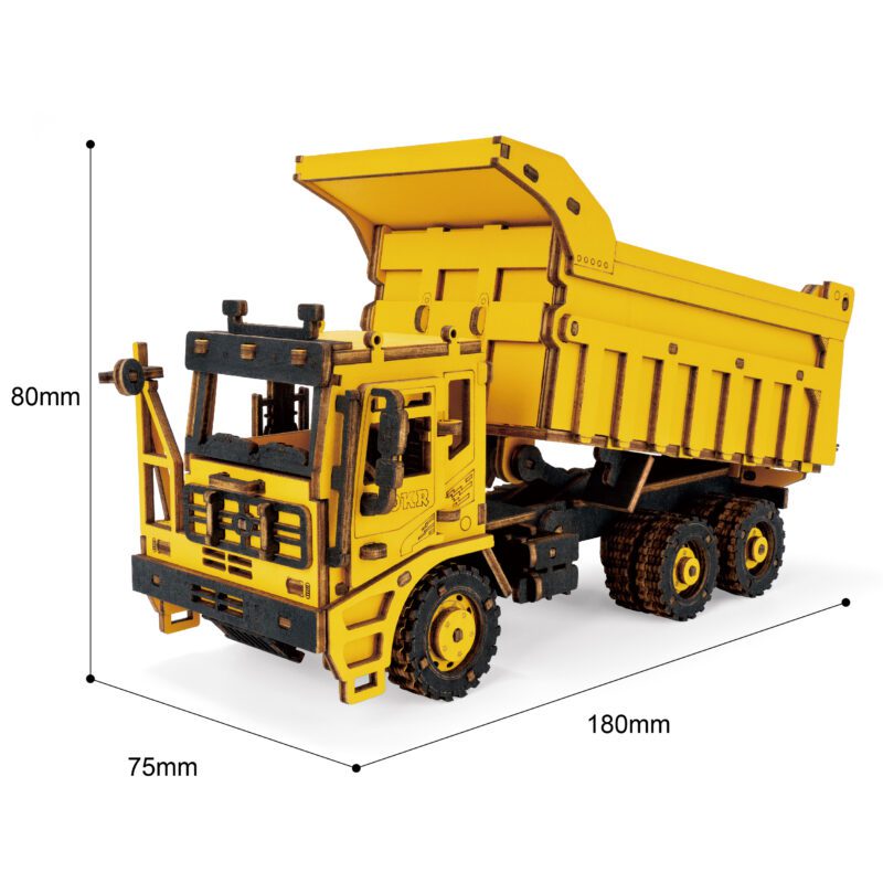 Puzzle 3D en bois camion – Image 2