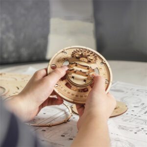 Puzzle 3D en bois globe – Image 3