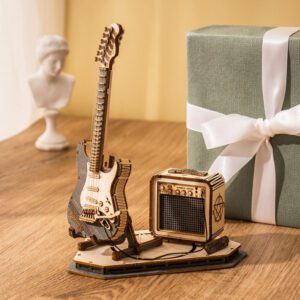Puzzle 3D en bois guitare électrique