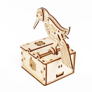 Puzzle 3D en bois oiseau – Image 2