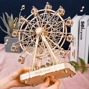 Puzzle 3D en bois roue géante – Image 2