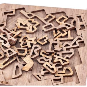 Puzzle en bois adulte caractères façonnés – Image 2