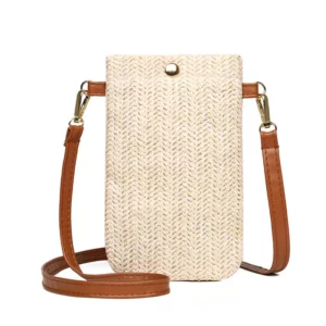Sac en rotin à bandoulière