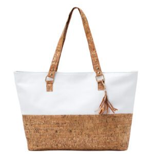 Sac en liège blanc