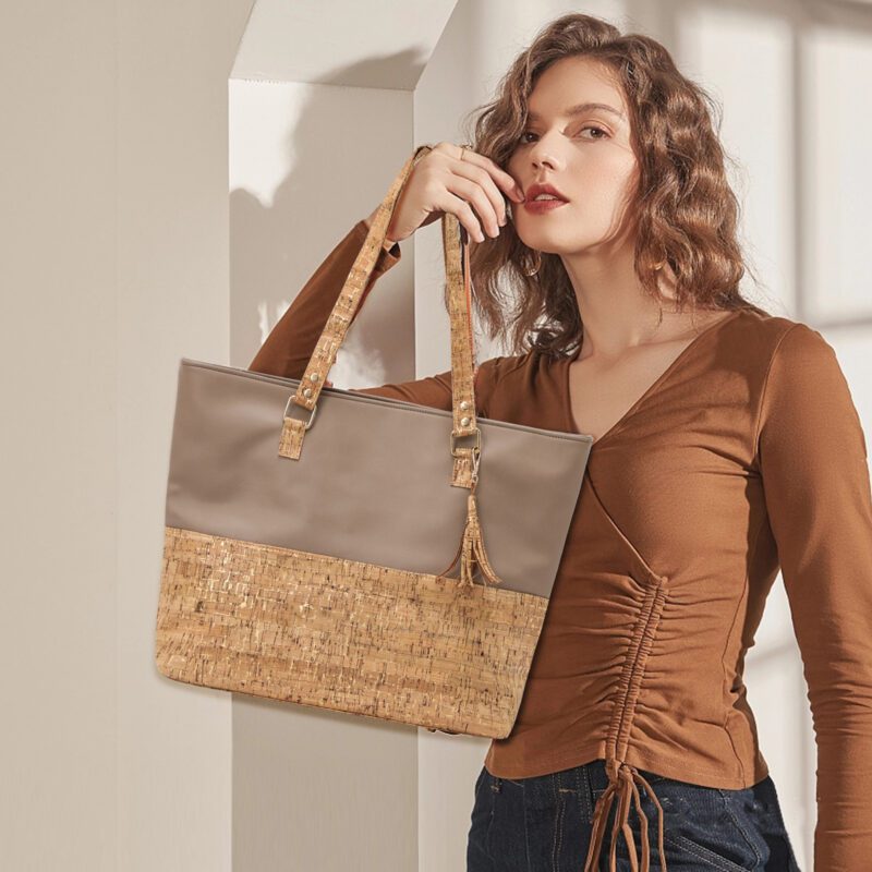 Sac en liège marron – Image 2