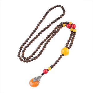 Collier en bois pour femme – Image 3