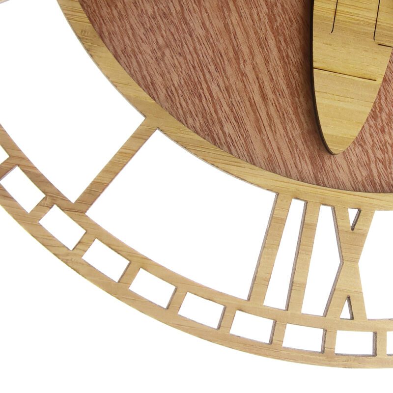 Horloge en bois hélicoptère de sauvetage – Image 3