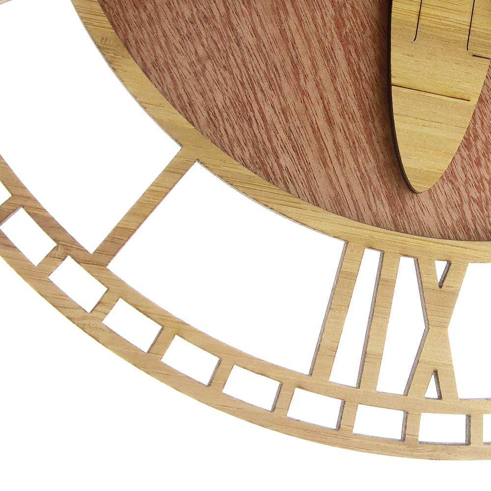 Horloge en bois hélicoptère de sauvetage – Image 3