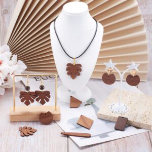 Pendentif en bois rond – Image 2