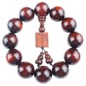 Bracelet en bois perles de prière – Image 4